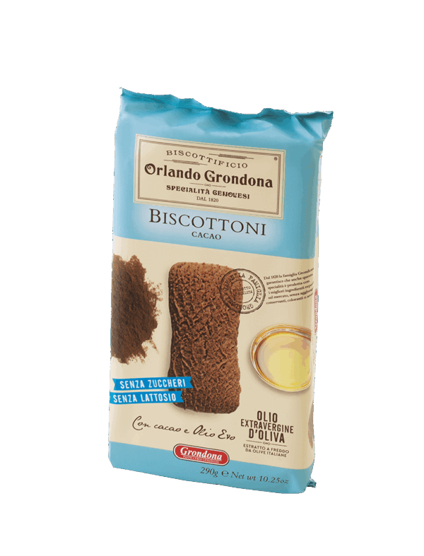 Biscottoni Cacao and Oil without Sugar